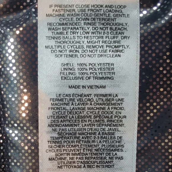 NEW with Tags Columbia Women's Navy White Out Quilted Long Vest Puffer Dress - Picture 9 of 9